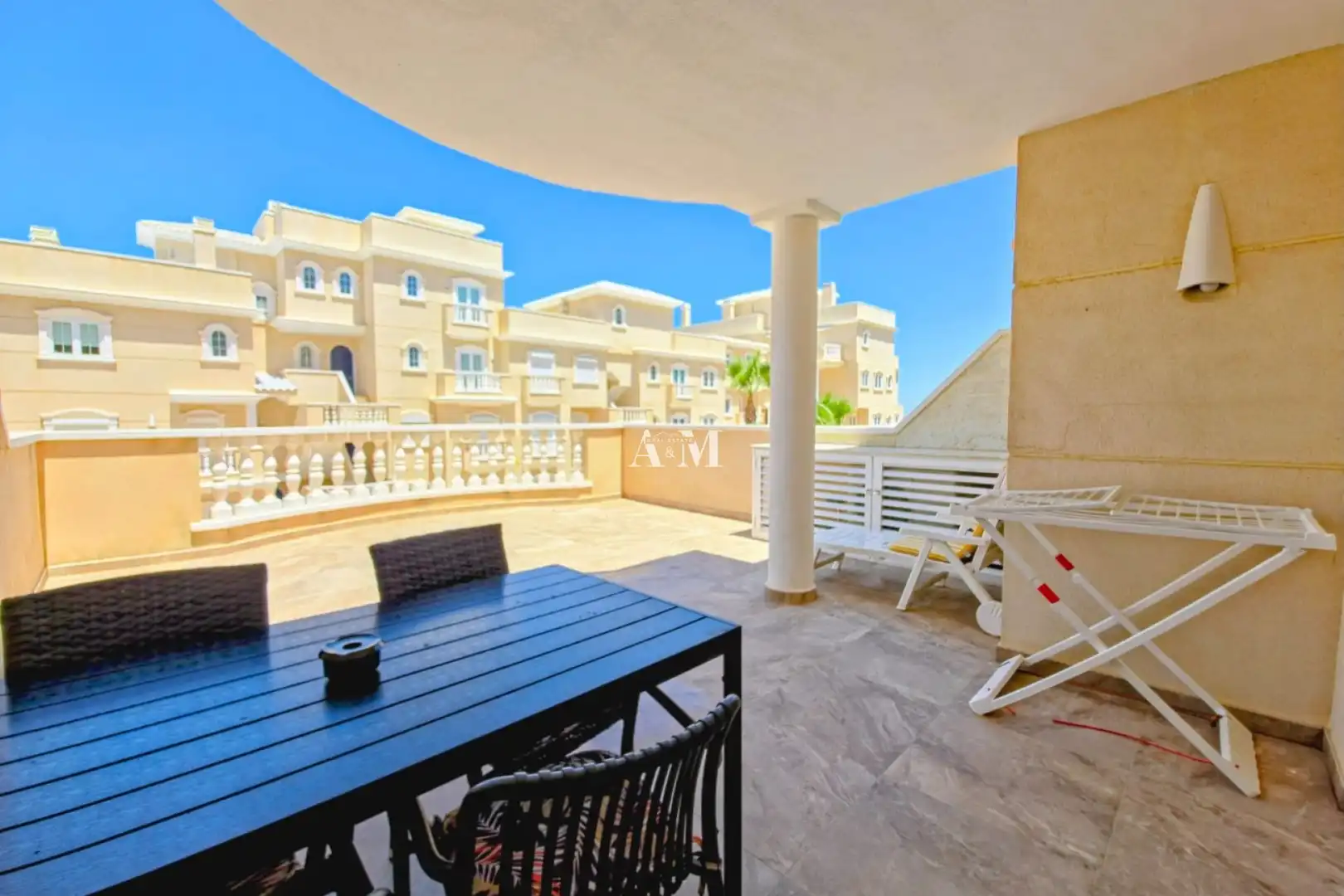 Terrasse von Wohnung zur Miete in Guardamar del Segura mit Klimaanlage, Heizung und Terrasse