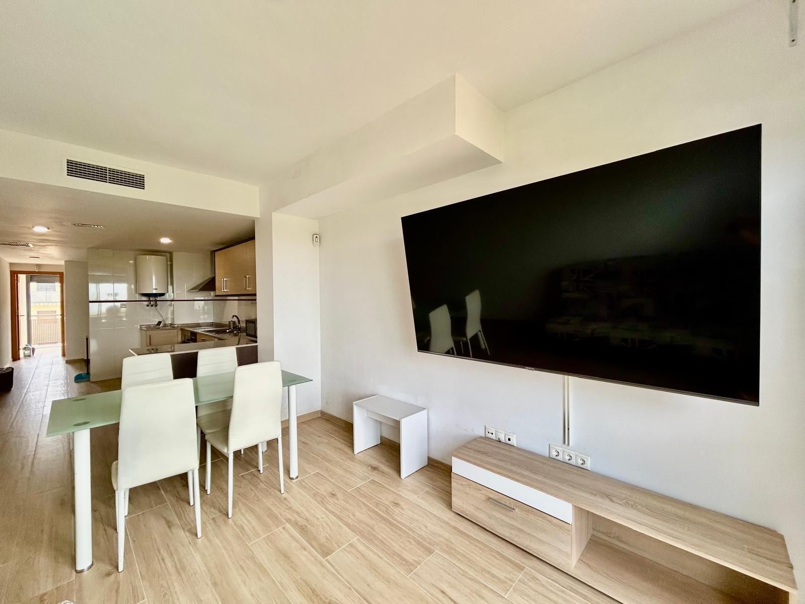 Sala d'estar de Àtic en venda en Sant Carles de la Ràpita amb Aire condicionat, Calefacció i Terrassa