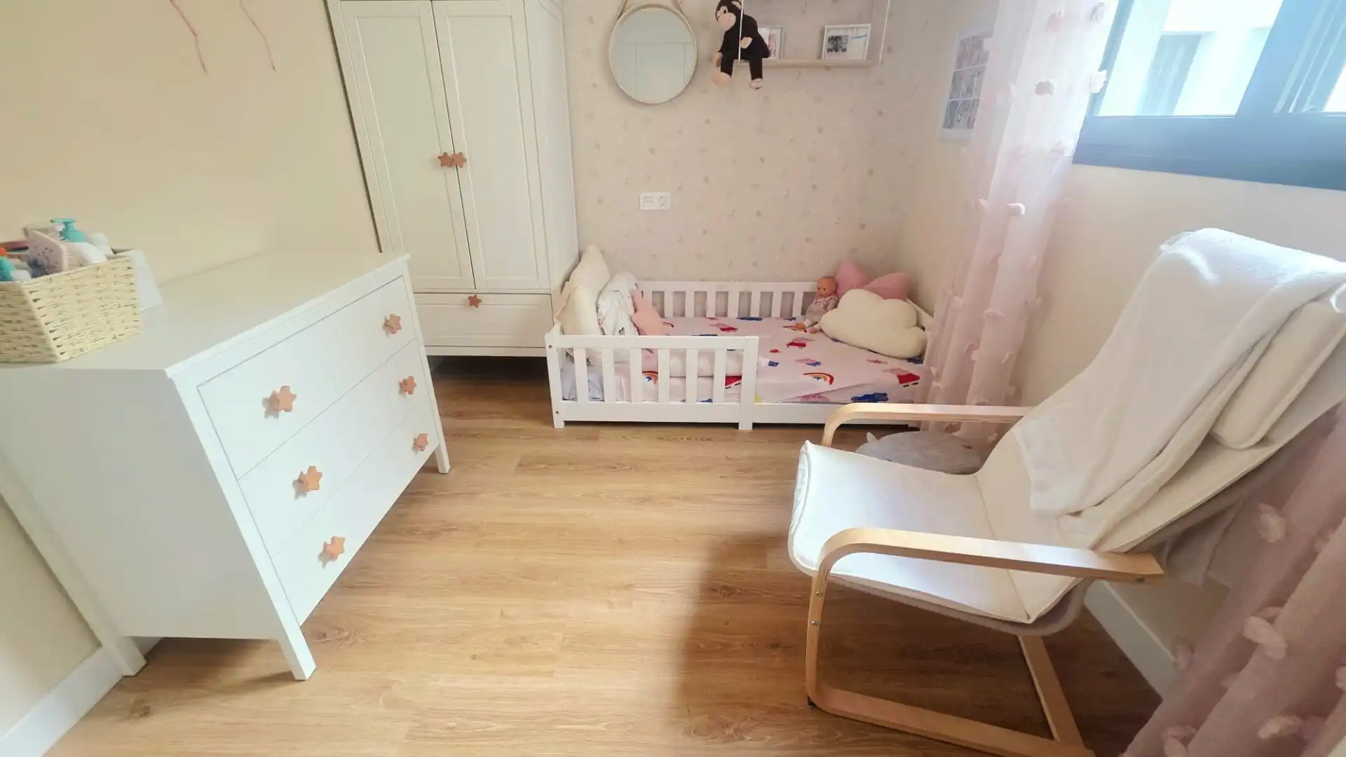 Bedroom of Flat for sale in Málaga  with Air Conditioner, Heating and Parquet flooring