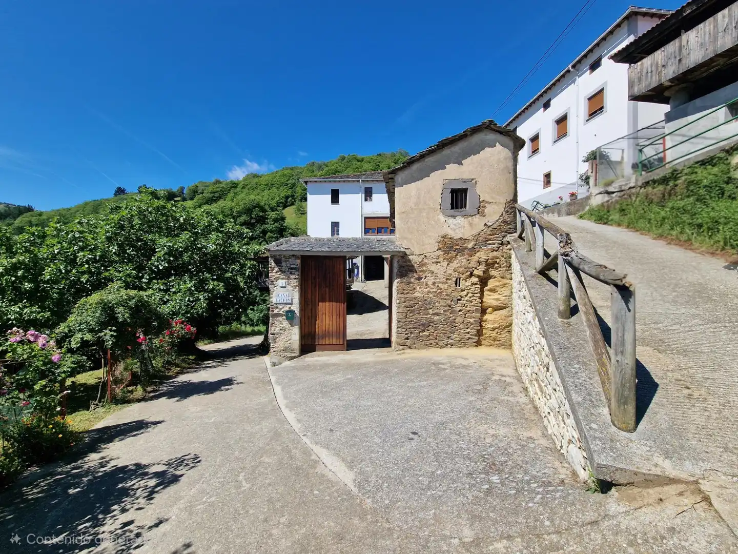 Vista exterior de Finca rústica en venta en Cangas del Narcea con Calefacción, Jardín privado y Terraza