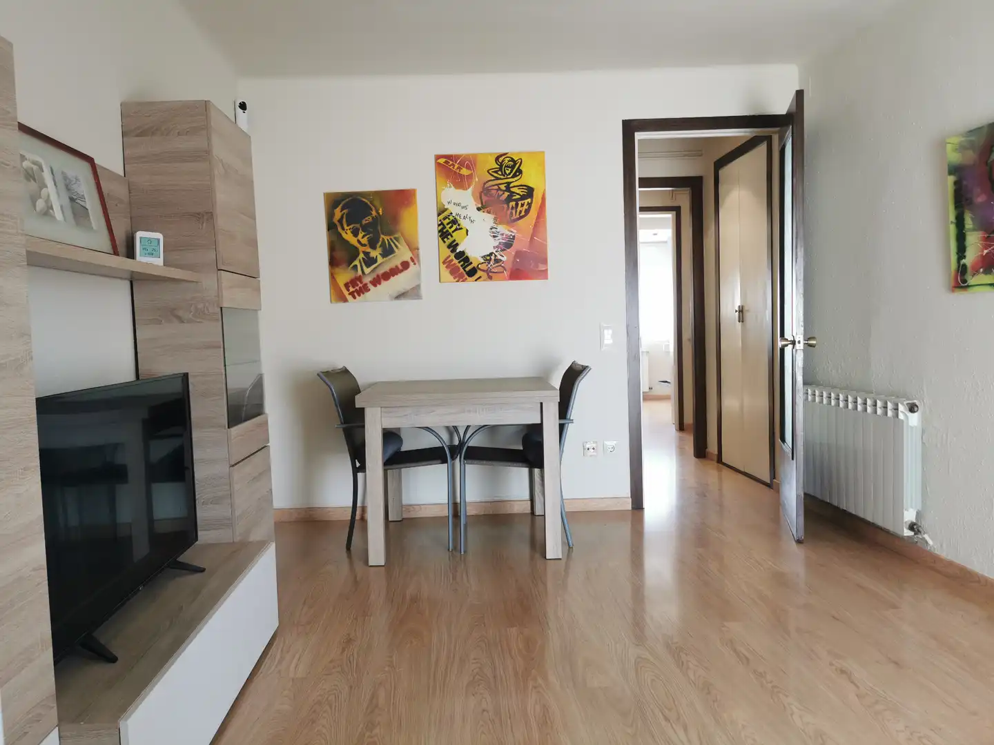 Sala de estar de Piso en venta en Manresa con Aire acondicionado, Calefacción y Parquet