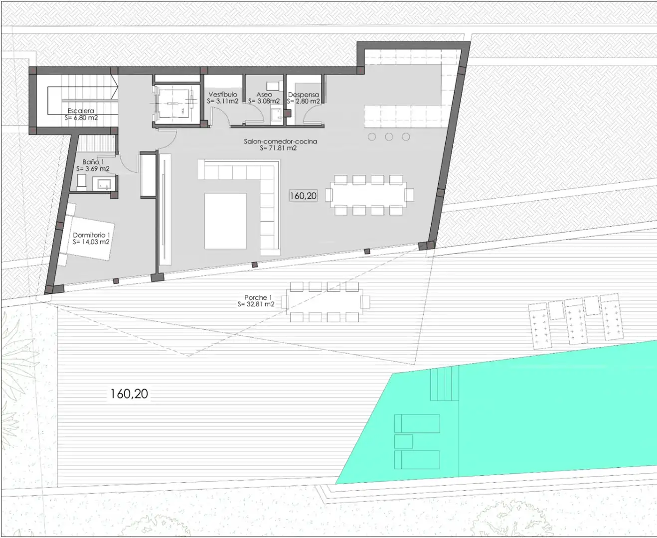 Villa con terrazza in vendita a La Fustera, imagen 6
