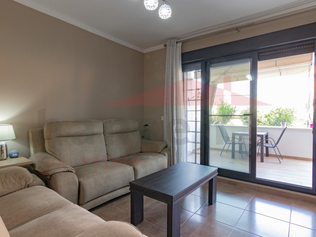 Living room of Planta baja for sale in Vélez-Málaga  with Air Conditioner, Terrace and Swimming Pool
