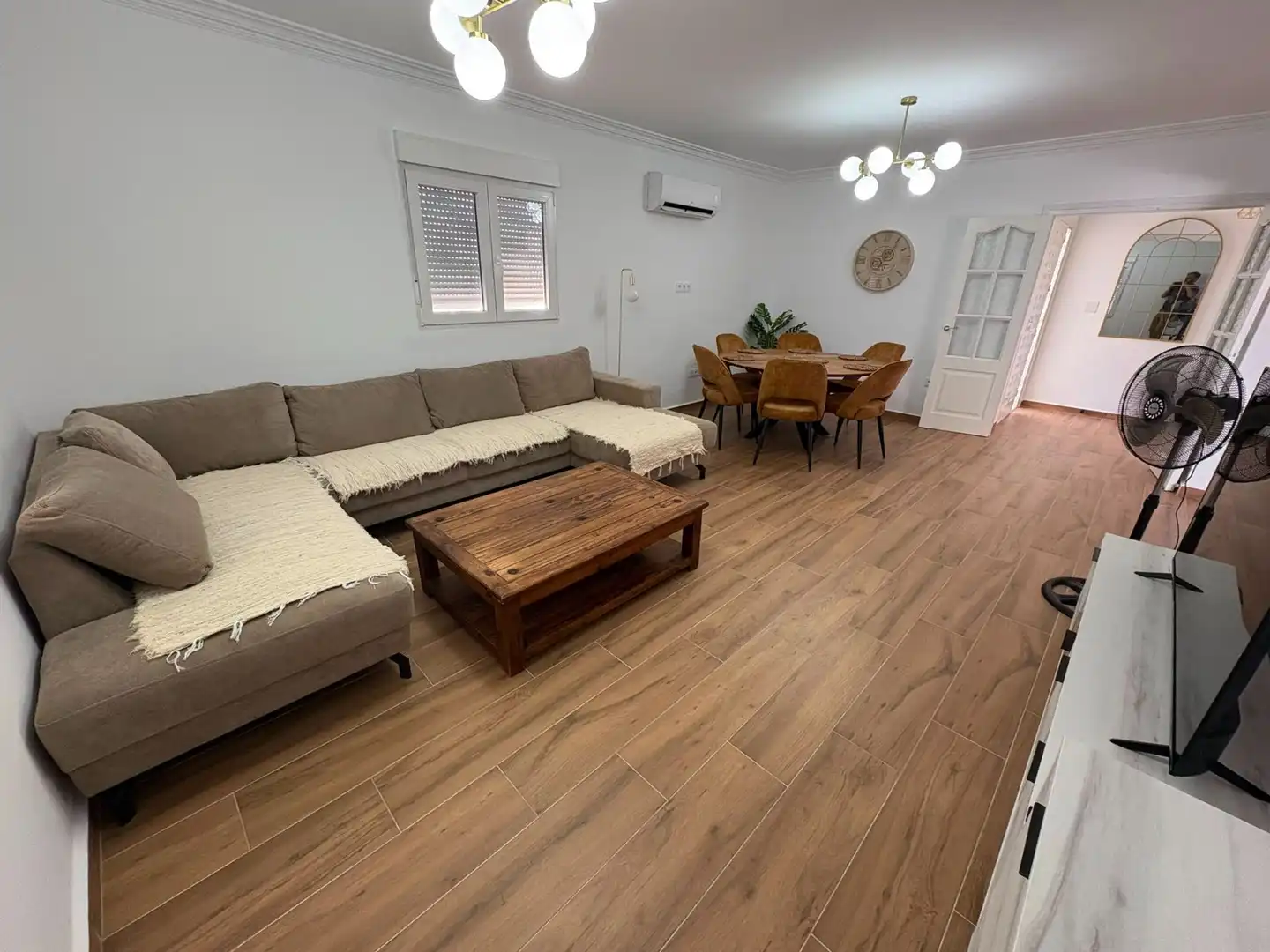 Sala de estar de Casa o chalet en venta en Mojácar con Aire acondicionado, Calefacción y Jardín privado