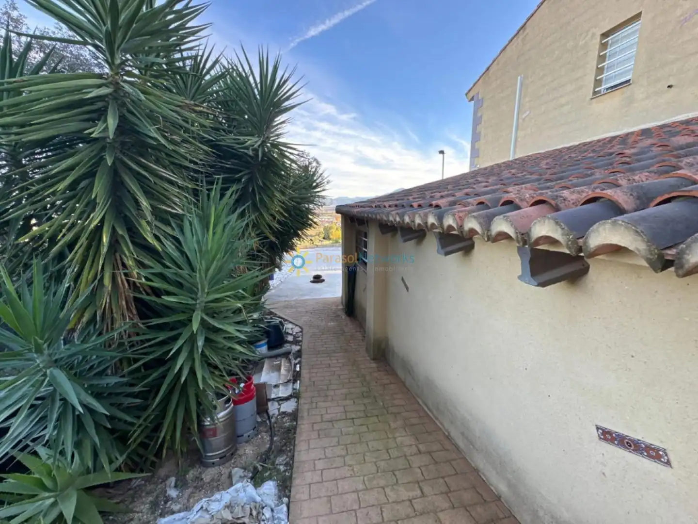 Vista exterior de Casa o chalet en venta en Benigànim con Aire acondicionado, Jardín privado y Terraza