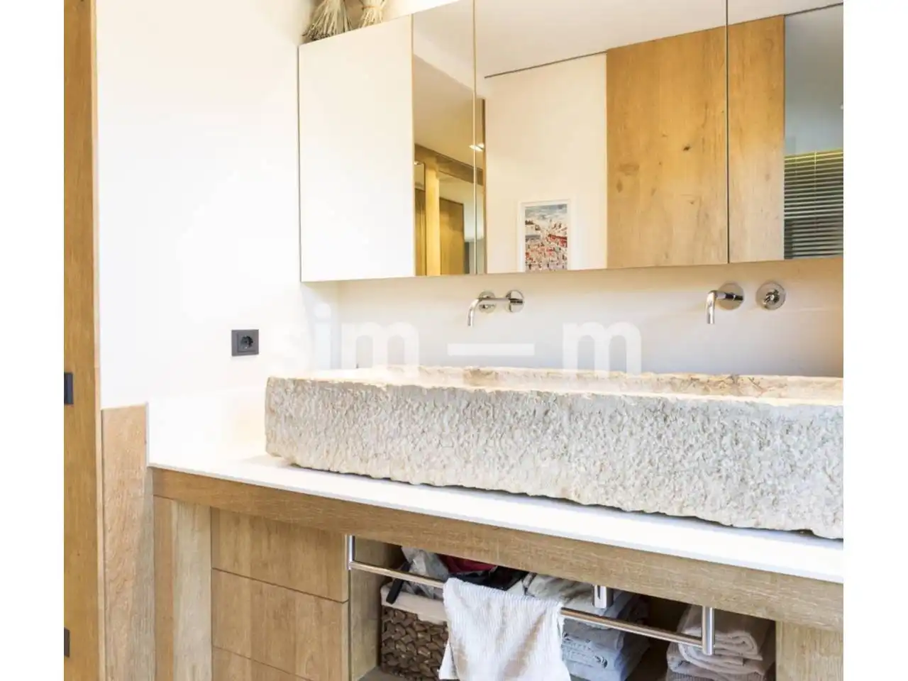 Baño de Casa o chalet en venta en Sant Julià de Vilatorta con Aire acondicionado, Calefacción y Jardín privado