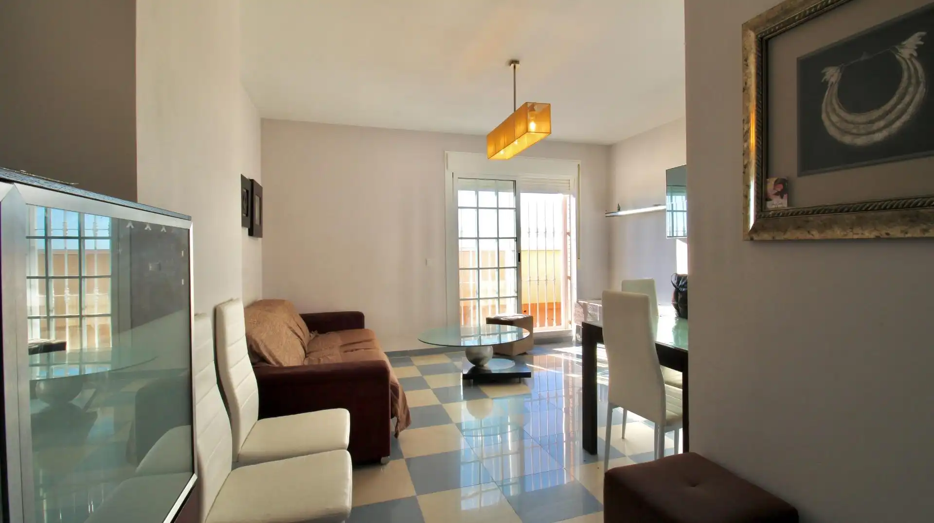 Sala de estar de Ático en venta en Roquetas de Mar con Aire acondicionado, Calefacción y Terraza