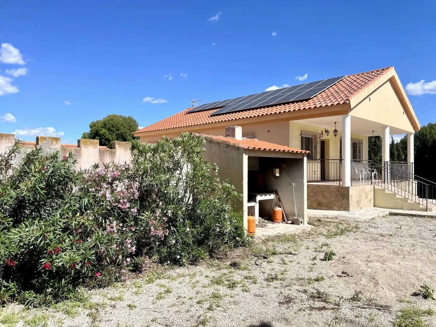 Exterior view of Houses for sale in Lorca  with Air Conditioner, Storage room and Furnished
