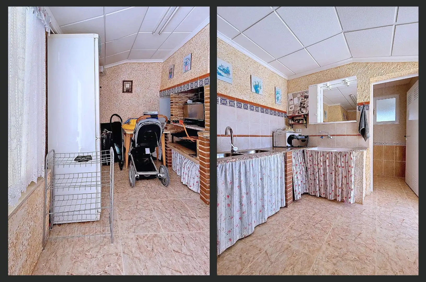 Cuina de Casa o xalet en venda en Caudete amb Terrassa