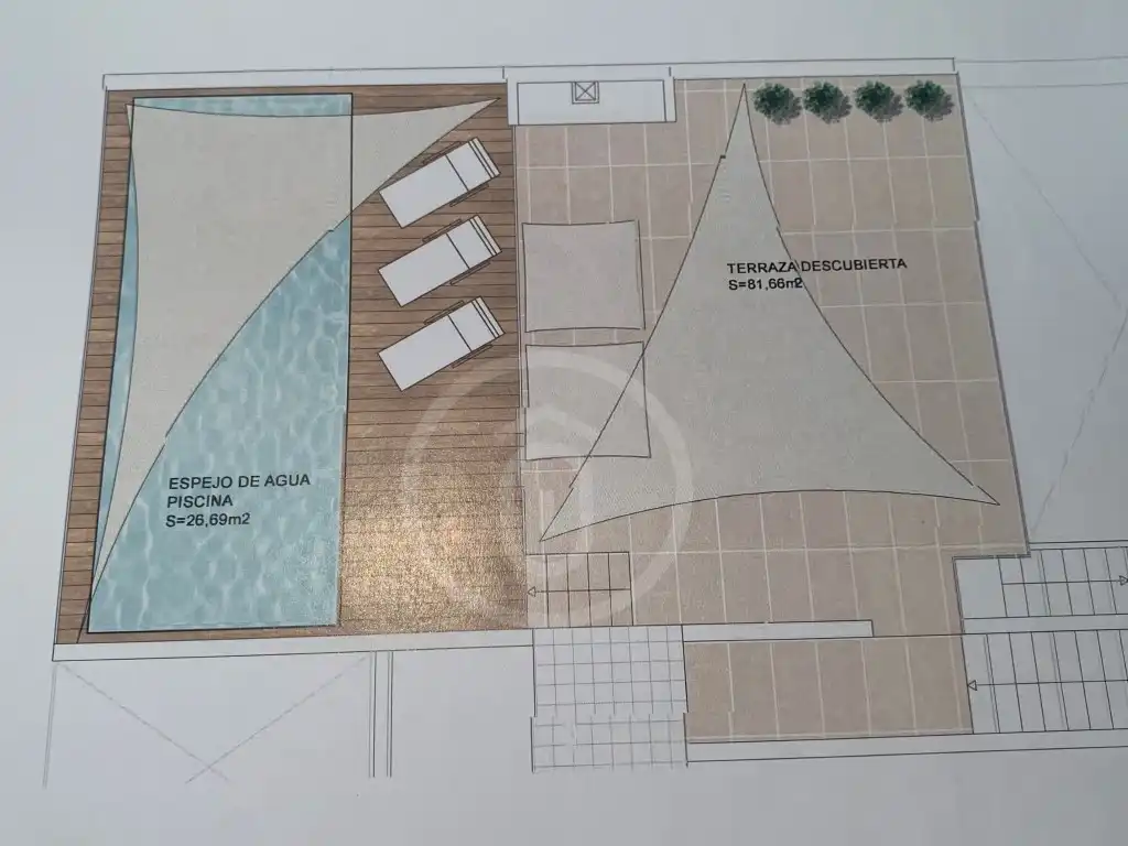 Schwimmbecken von Maisonette zum Verkauf in Es Mercadal