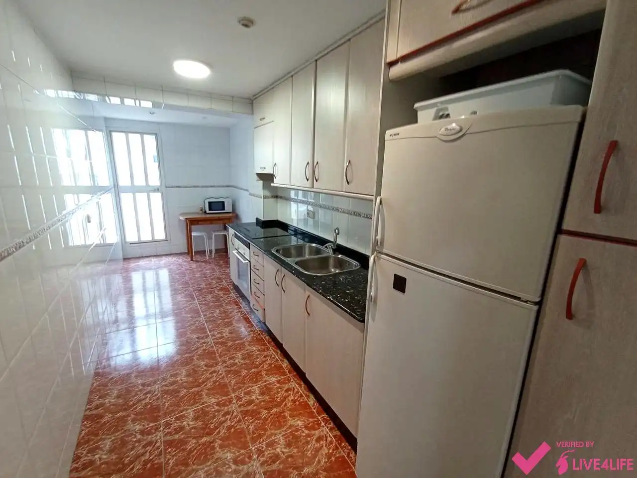 Küche von Wohnung zur Miete in Valencia mit Terrasse und Möbliert