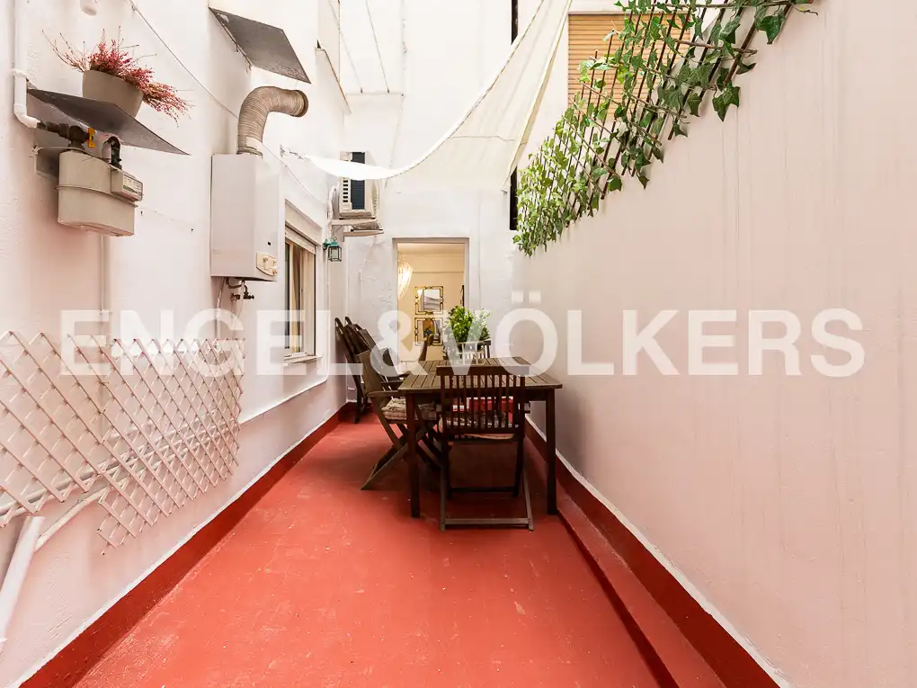 Terrace of Flat for rent in Valencia  with Air Conditioner, Heating and Terrace