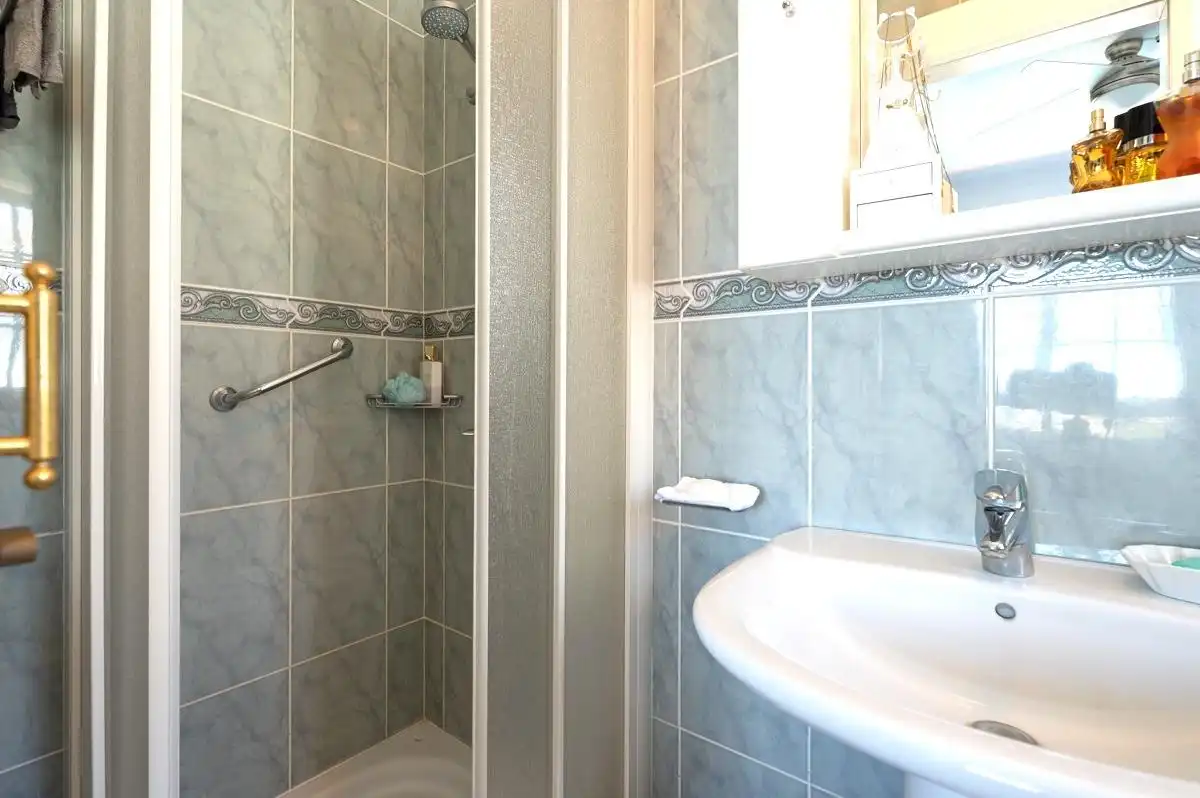 Bany de Casa adosada en venda en Mogán amb Jardí privat, Terrassa i Piscina