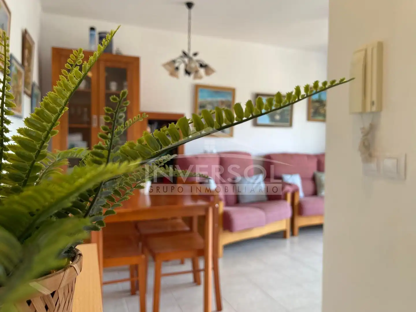 Sala de estar de Piso en venta en El Ejido con Terraza, Amueblado y Horno