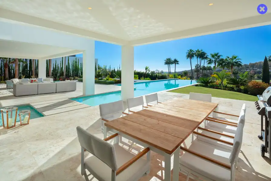 Terrace of Houses for rent in Marbella  with Air Conditioner, Private garden and Terrace