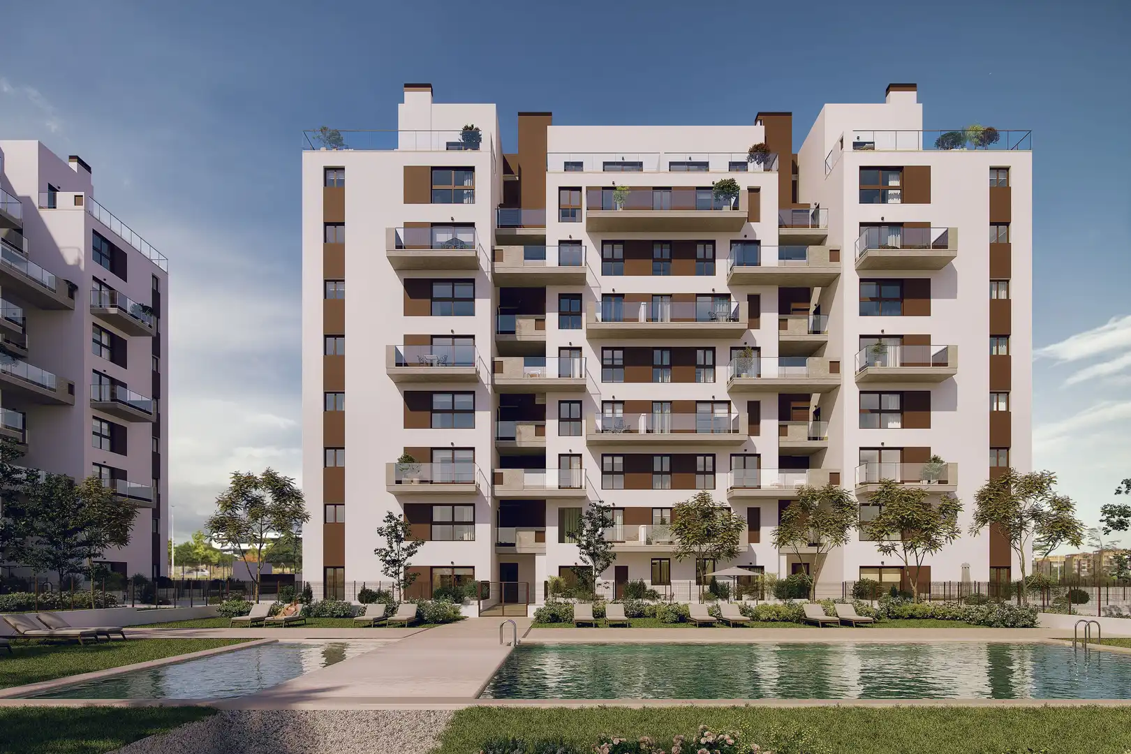 Vista exterior de Piso en venta en Sagunto / Sagunt con Aire acondicionado, Jardín privado y Terraza