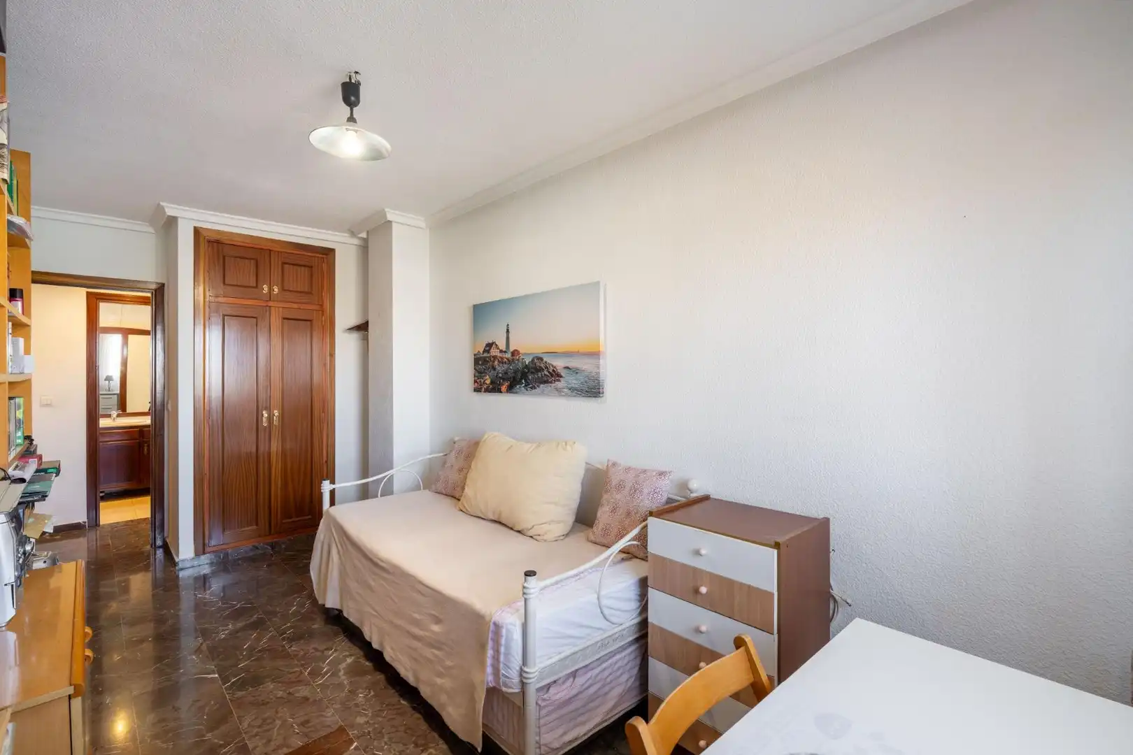 Bedroom of Flat for sale in Almería  with Air Conditioner, Storage room and Balcony