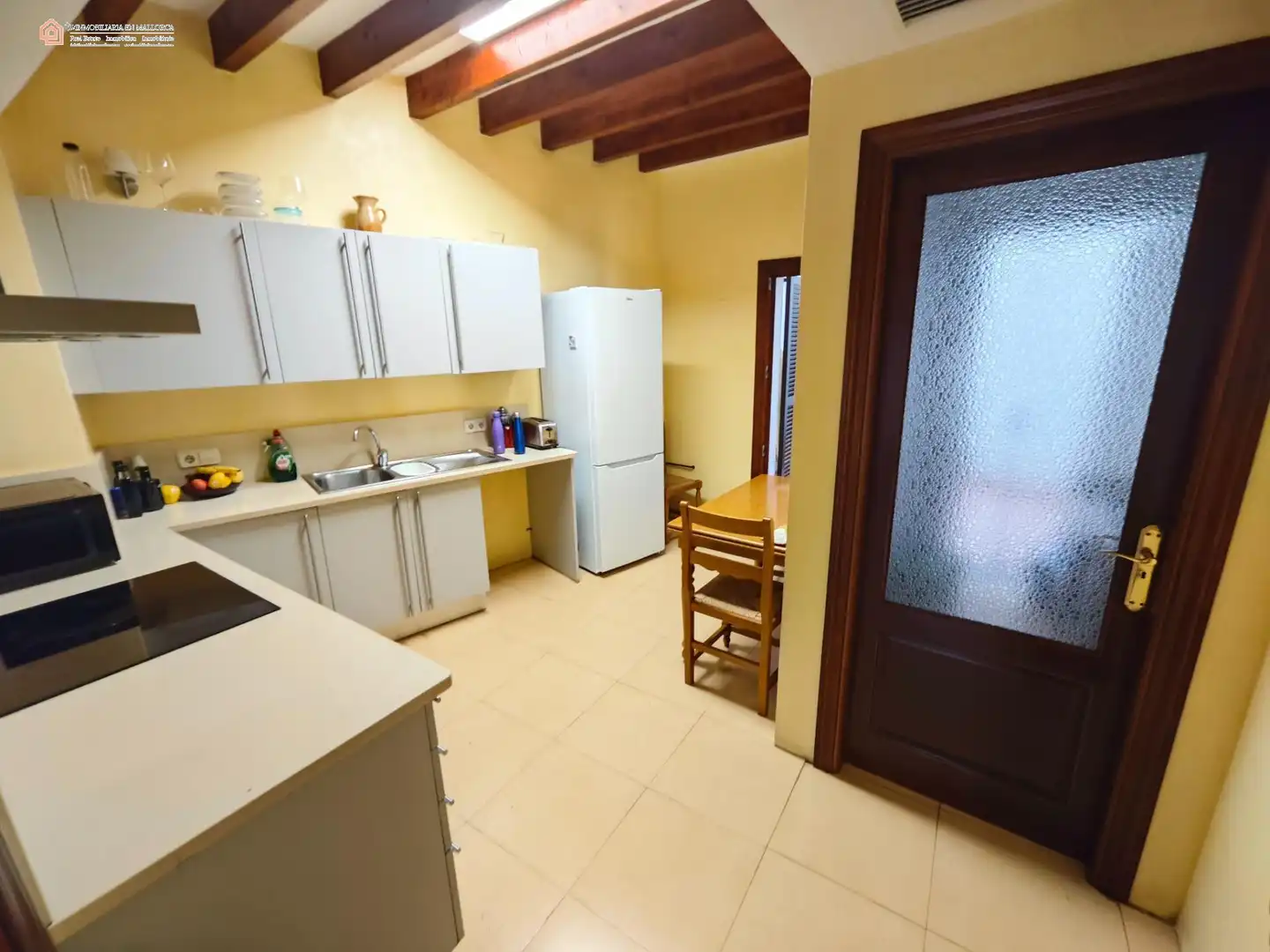 Küche von Wohnung zum Verkauf in  Palma de Mallorca mit Heizung, Parkett und Terrasse