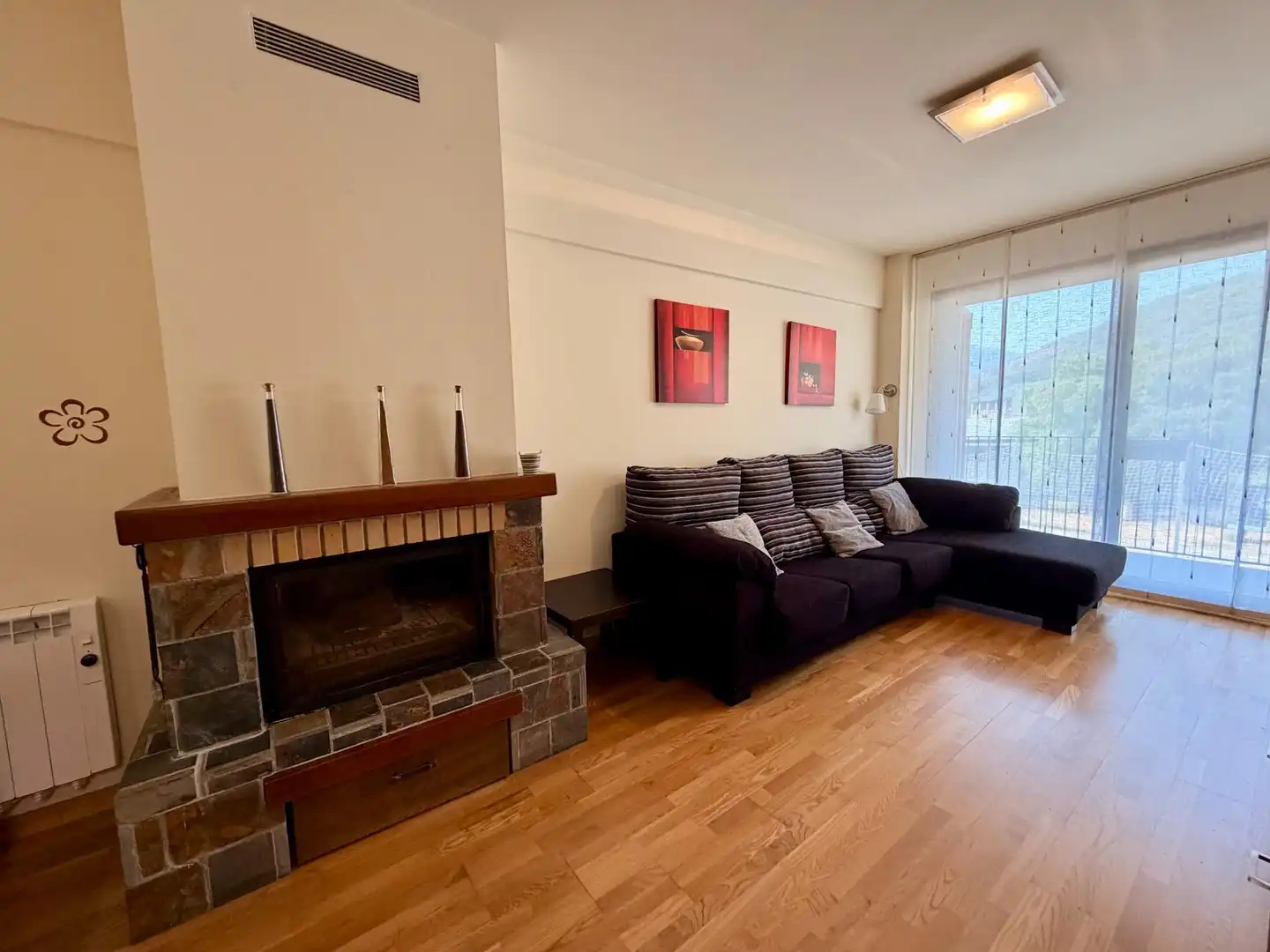 Living room of Flat for sale in Sort  with Heating, Storage room and Furnished