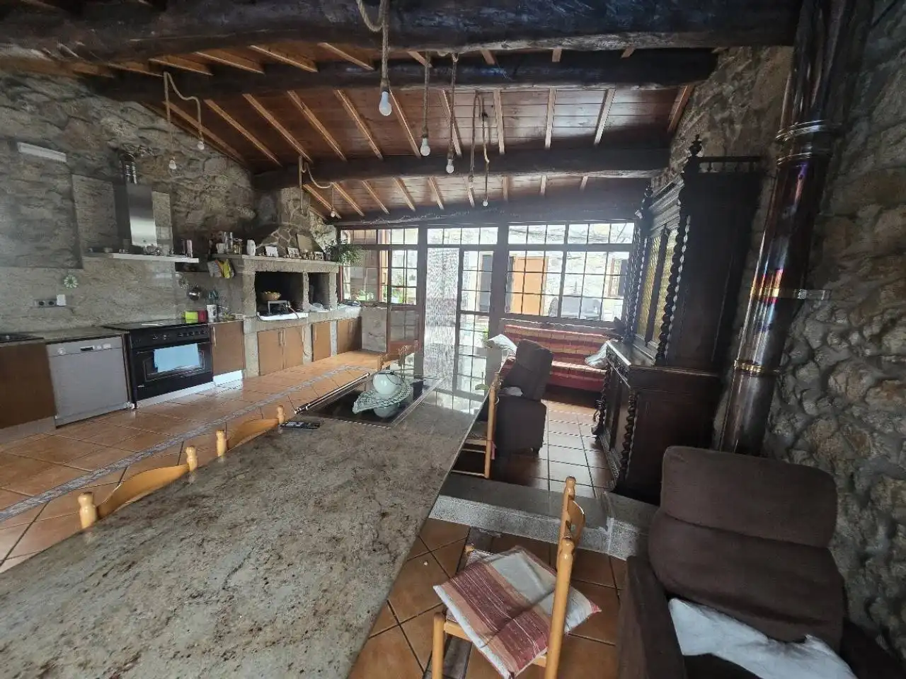 Haus oder Chalet zum Verkauf in O Saviñao  mit Heizung, Privatgarten und Terrasse
