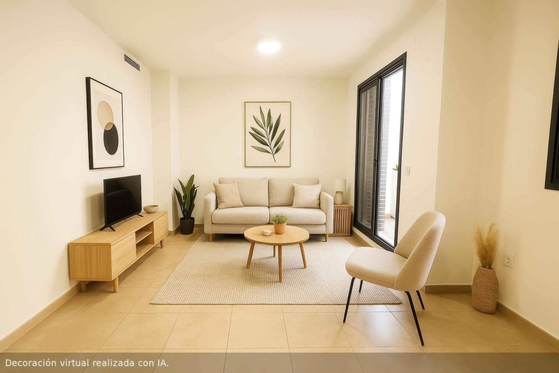 Sala d'estar de Pis en venda en Castellón de la Plana / Castelló de la Plana amb Aire condicionat, Terrassa i Traster