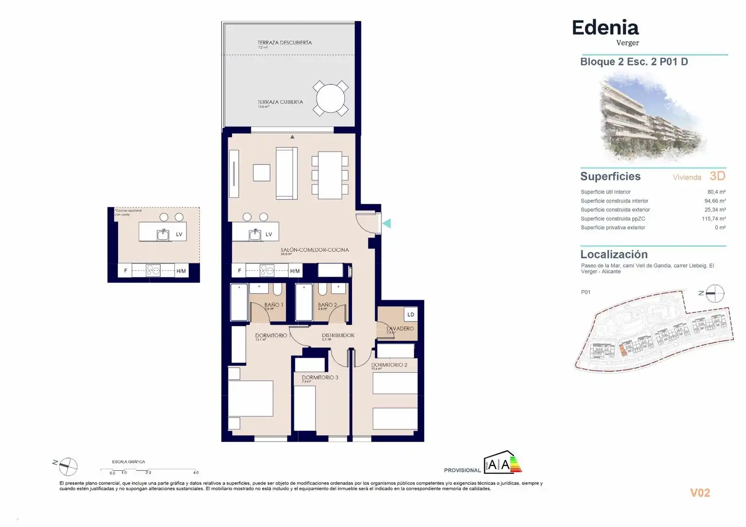Apartamento con piscina en venta en El Verger, imagen 13