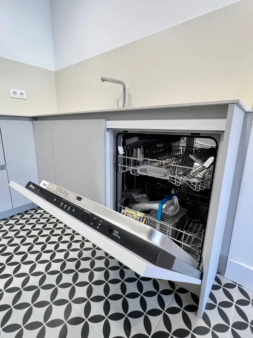 Kitchen of Flat for sale in Sabadell  with Air Conditioner, Heating and Terrace