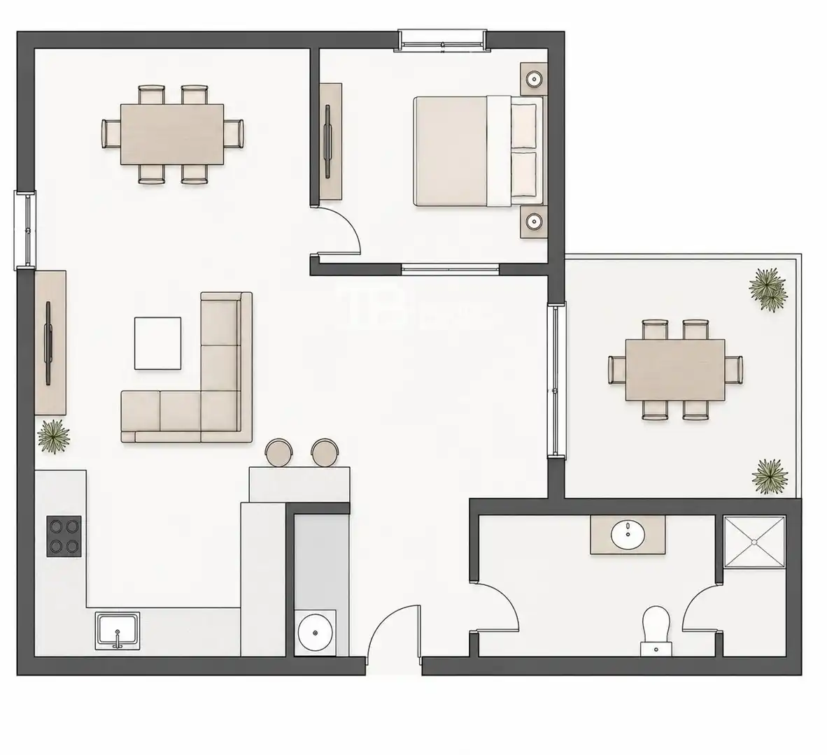 Piso en venta en  Palma de Mallorca con Aire acondicionado, Calefacción y Terraza