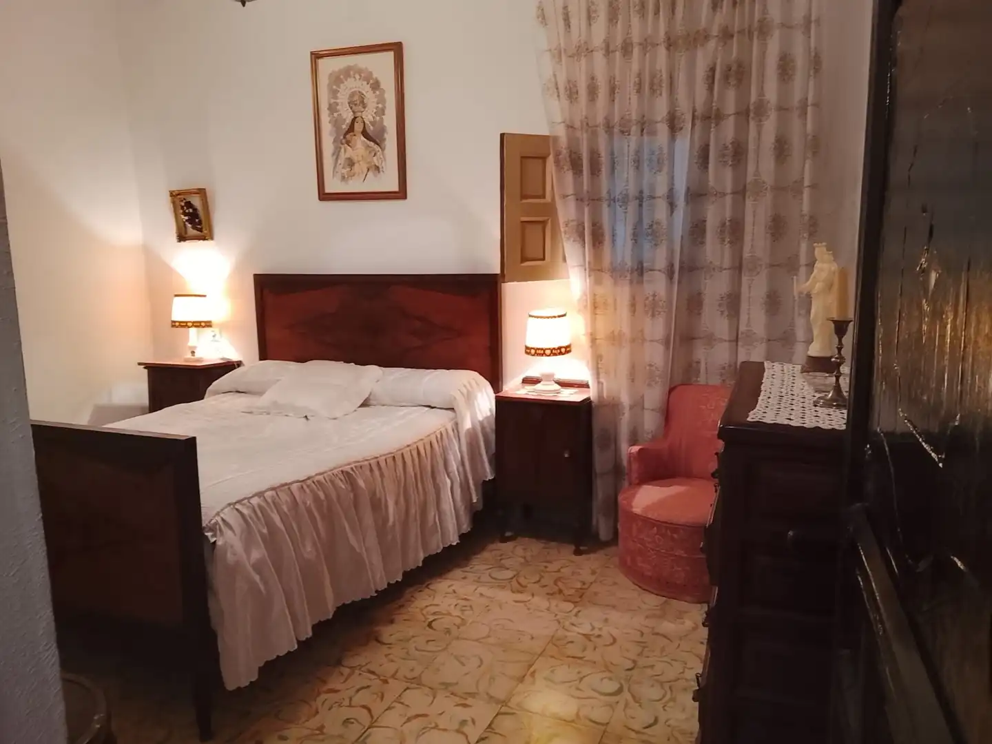 Bedroom of Houses for sale in Campillo de Altobuey  with Furnished