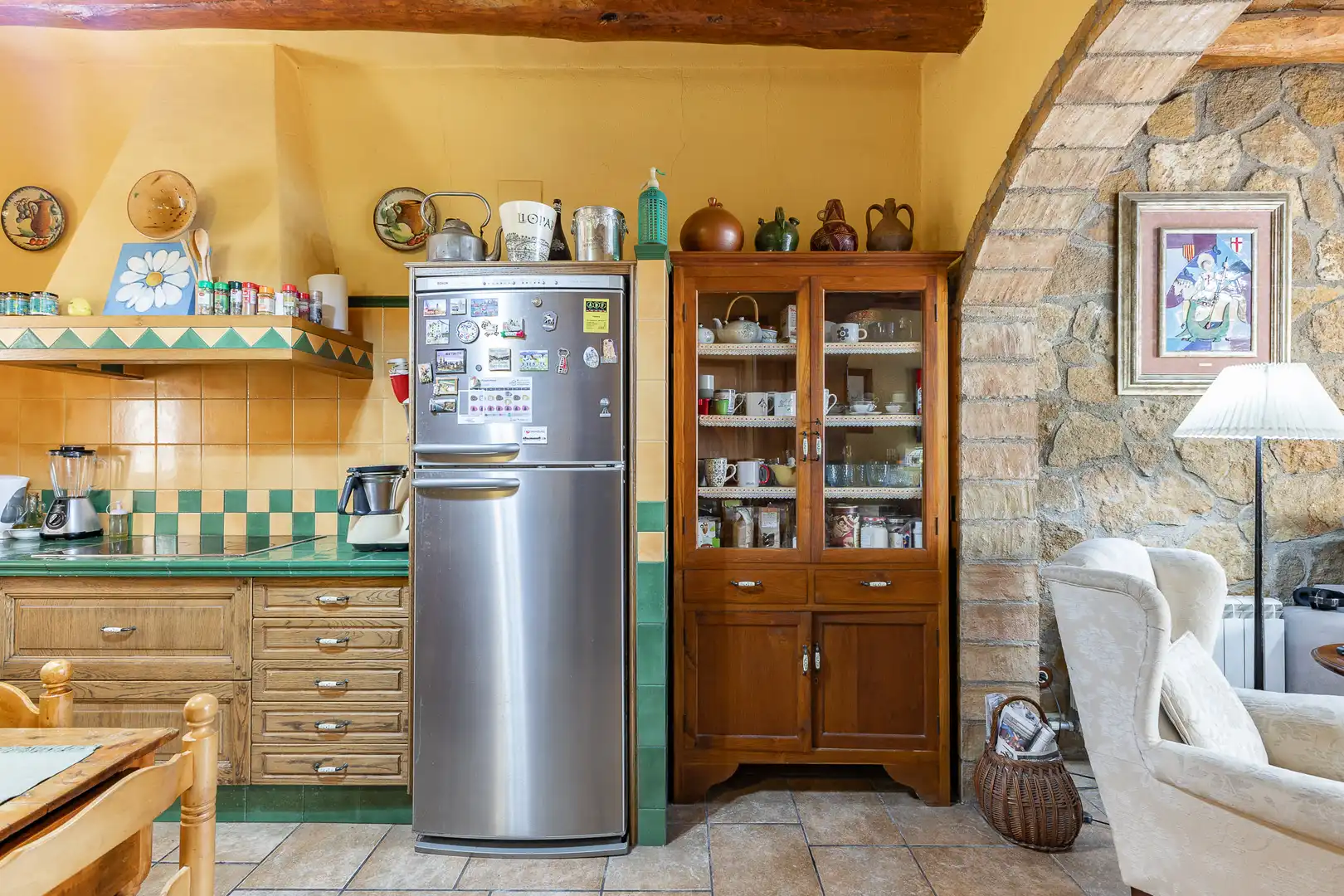 Cocina de Casa adosada en venta en Torrelavit con Calefacción y Terraza