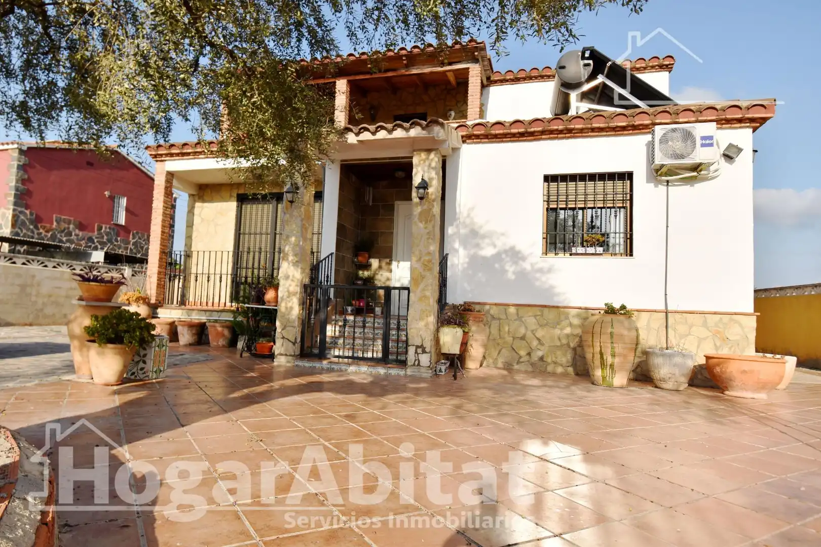 Außenansicht von Haus oder Chalet zum Verkauf in Castellón de la Plana / Castelló de la Plana mit Klimaanlage, Privatgarten und Terrasse