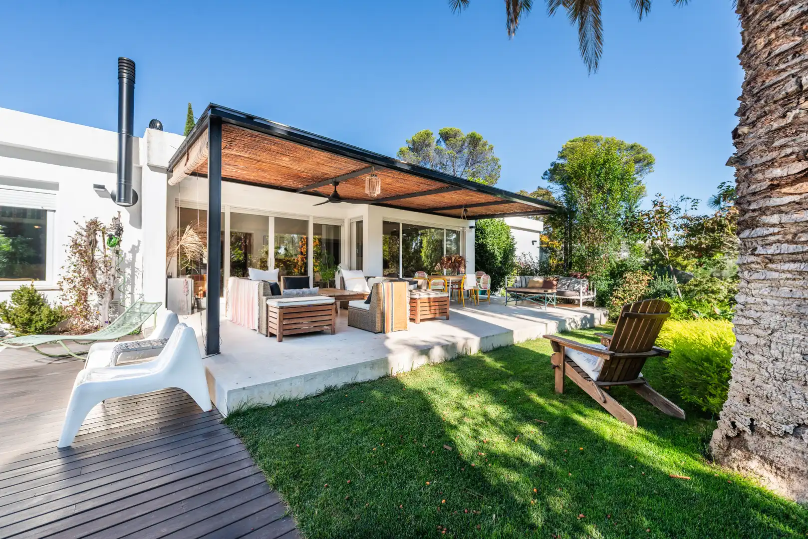 Terraza de Casa o chalet en venta en Pozuelo de Alarcón con Aire acondicionado, Calefacción y Jardín privado