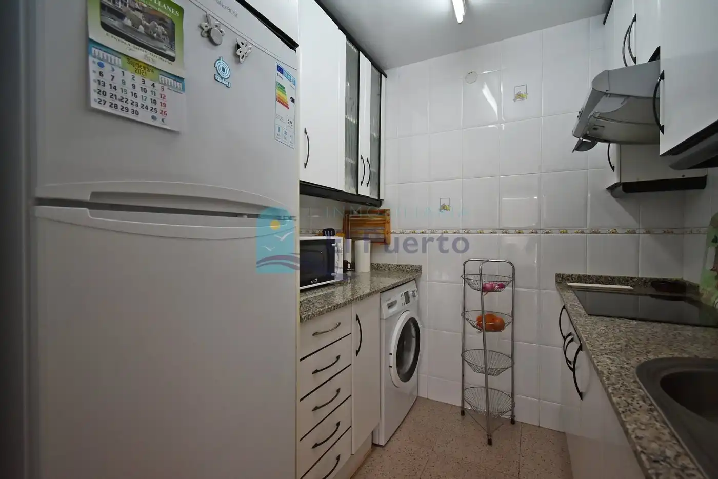 Cocina de Piso en venta en Mazarrón con Jardín privado, Terraza y Trastero
