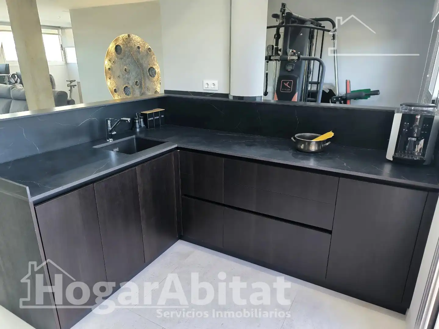 Kitchen of Attic for sale in Torrent  with Air Conditioner, Heating and Terrace