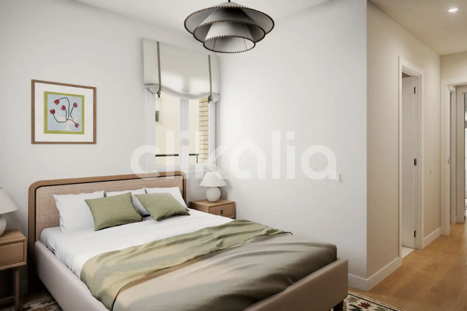 Bedroom of Flat for sale in Sevilla  with Air Conditioner, Terrace and Balcony