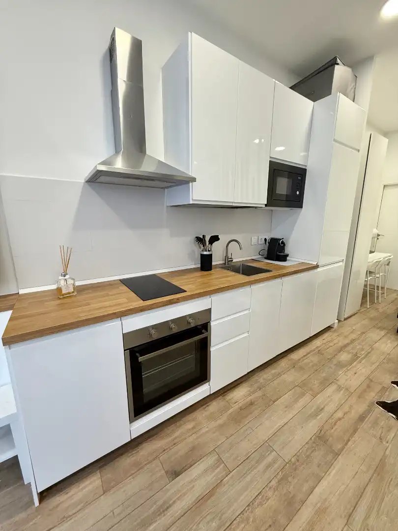 Cocina de Planta baja en venta en Madrid con Aire acondicionado, Calefacción y Amueblado