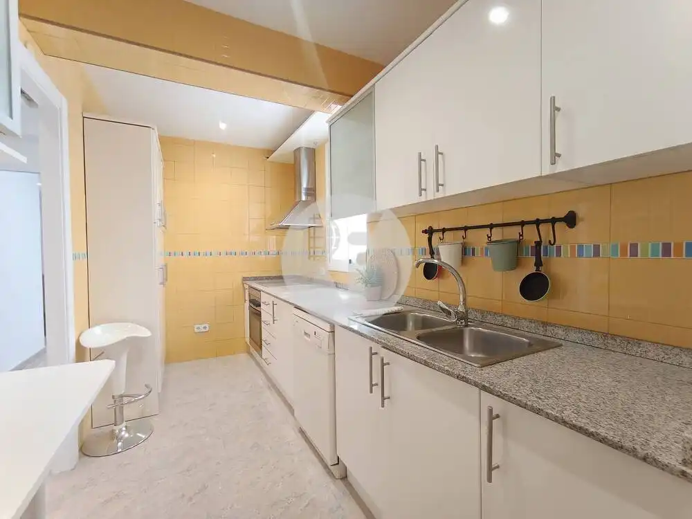 Küche von Wohnung zur Miete in  Palma de Mallorca mit Klimaanlage und Heizung