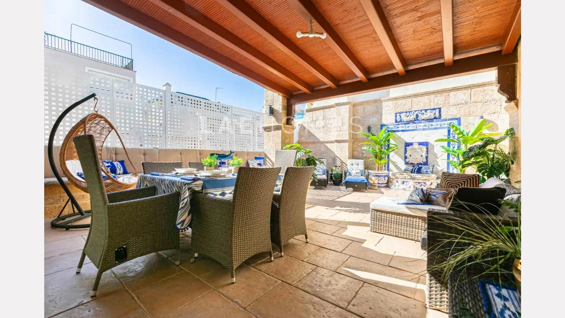 Terrasse von Dachboden zum Verkauf in Marbella mit Klimaanlage, Heizung und Terrasse