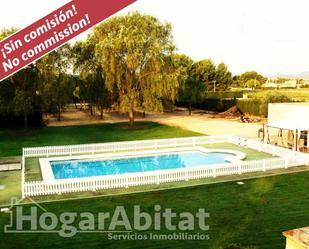 Swimming pool of House or chalet for sale in Villena  with Air Conditioner, Terrace and Swimming Pool