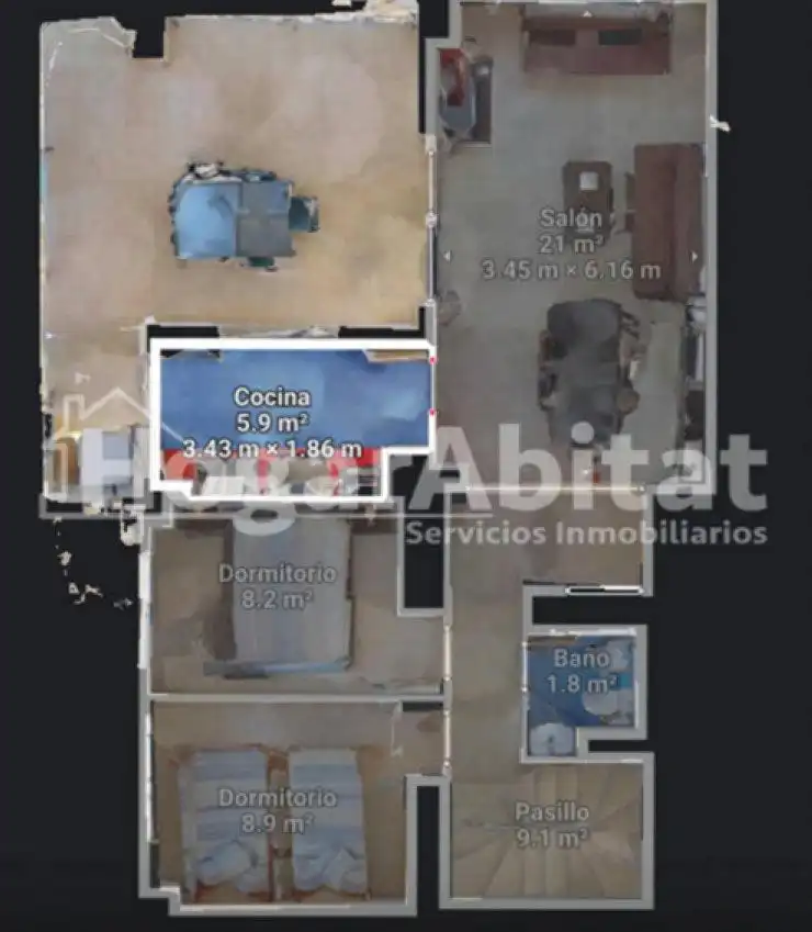 Ático en venta en Oropesa del Mar / Orpesa con Aire acondicionado, Terraza y Amueblado
