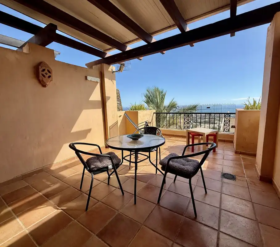 Terrace of Flat for sale in Benalmádena  with Terrace, Furnished and Oven