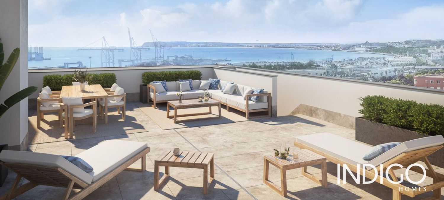 Terrace of Flat for sale in Alicante / Alacant  with Air Conditioner, Heating and Terrace