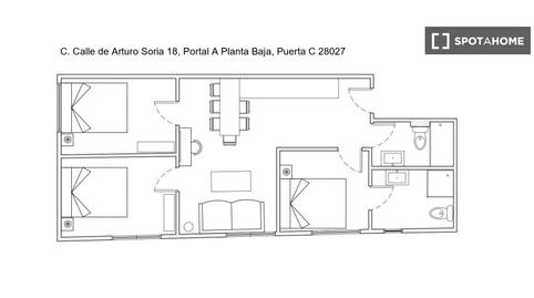 Foto 3 de Piso de alquiler en Quintana, Madrid