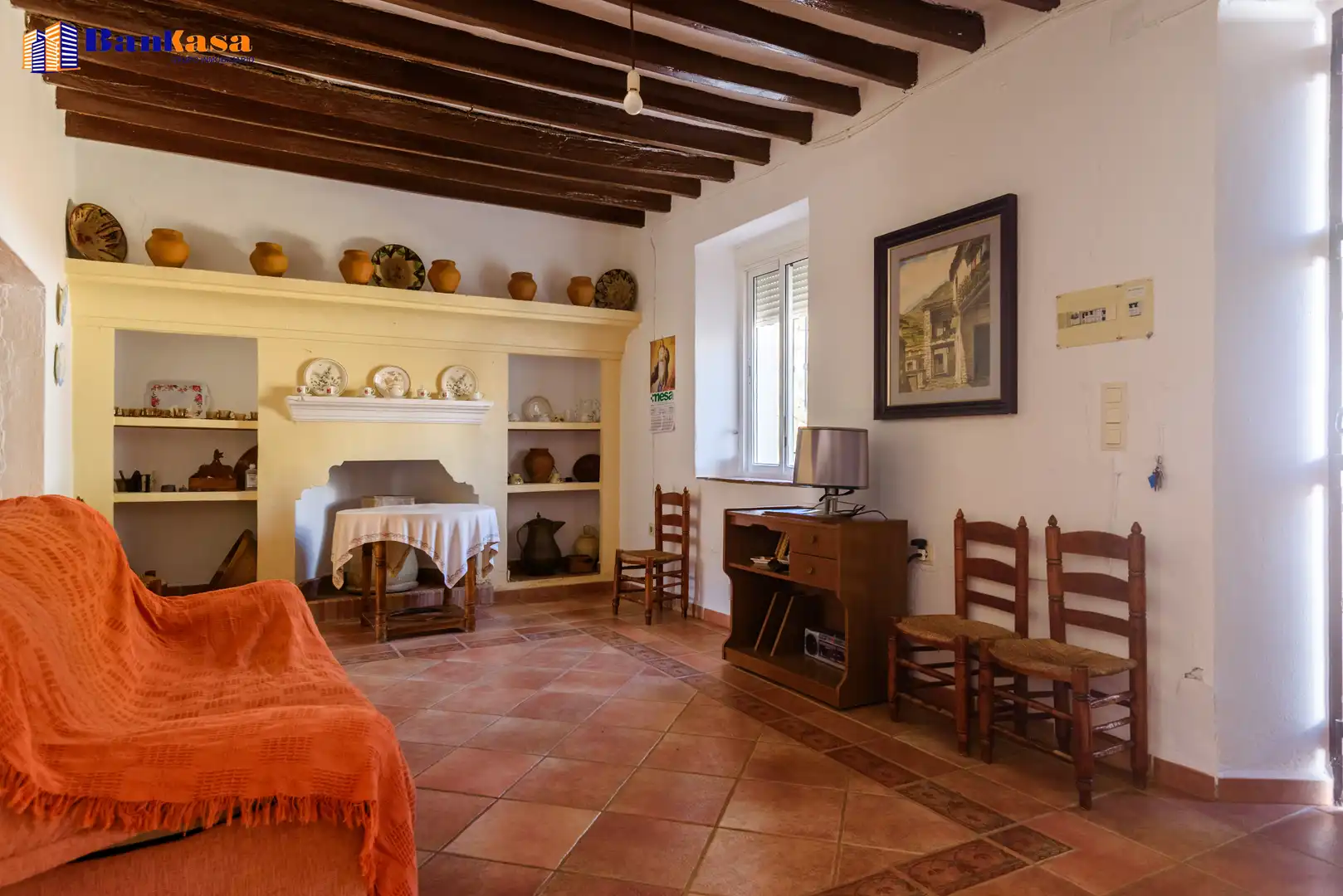 Sala de estar de Finca rústica en venta en Álora con Jardín privado y Trastero