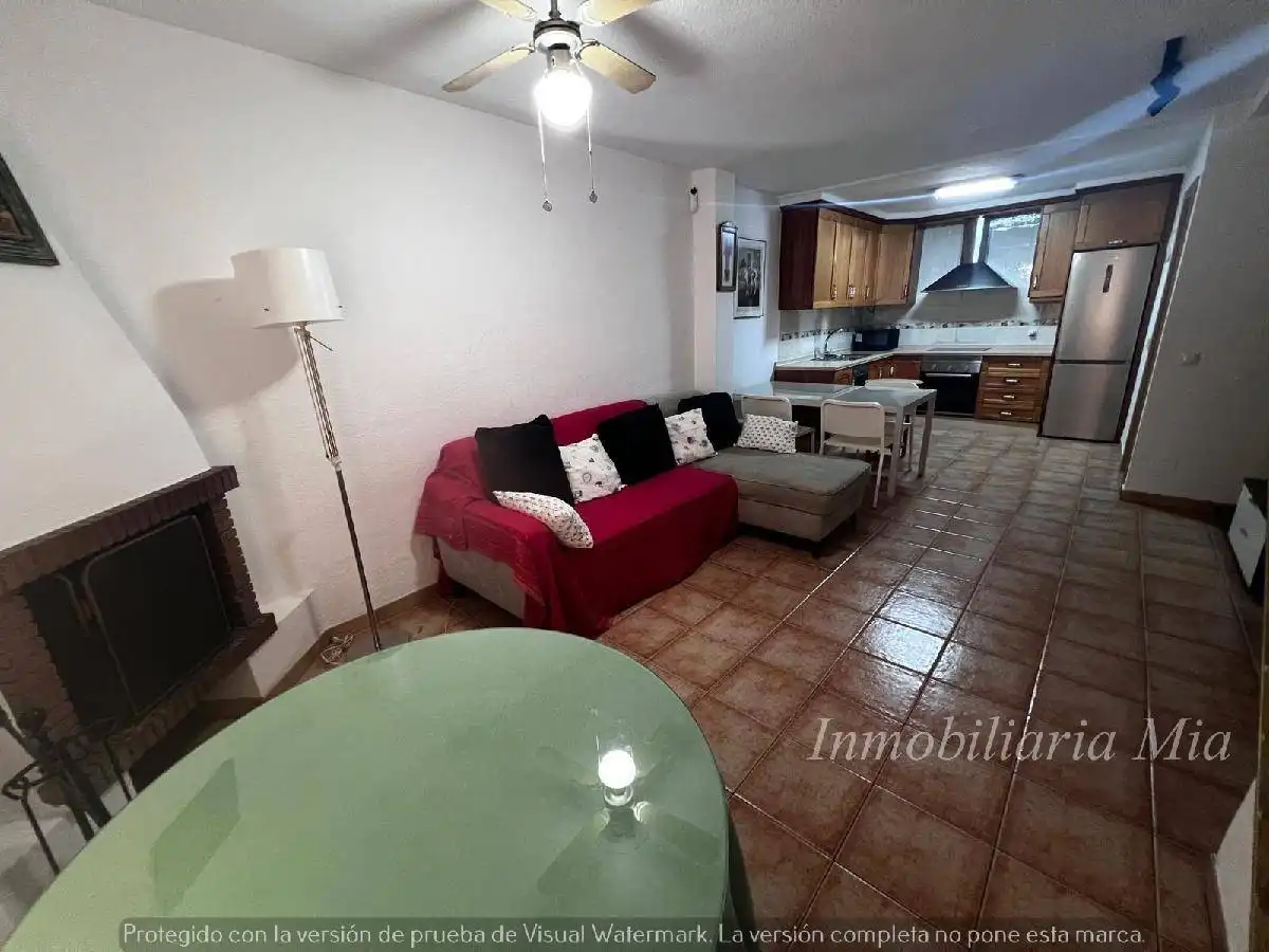 Sala d'estar de Casa o xalet de lloguer en Torremolinos amb Piscina, Moblat i Piscina comunitària