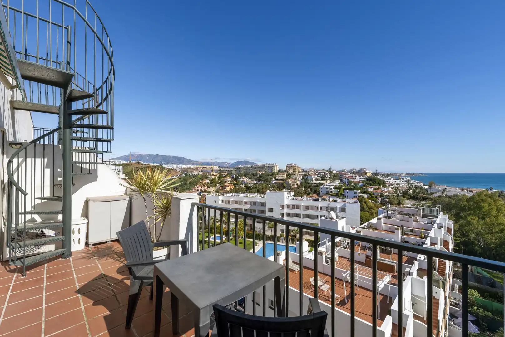 Terrace of Attic for sale in Mijas  with Air Conditioner, Terrace and Swimming Pool