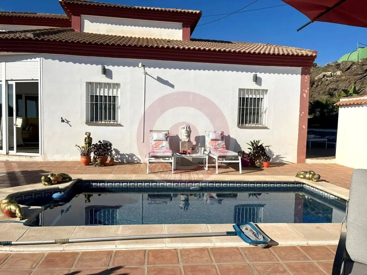 Vista exterior de Casa o chalet en venta en Arenas con Aire acondicionado, Jardín privado y Terraza