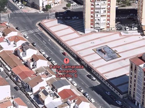 Vista exterior de Garatge en venda en  Huelva Capital