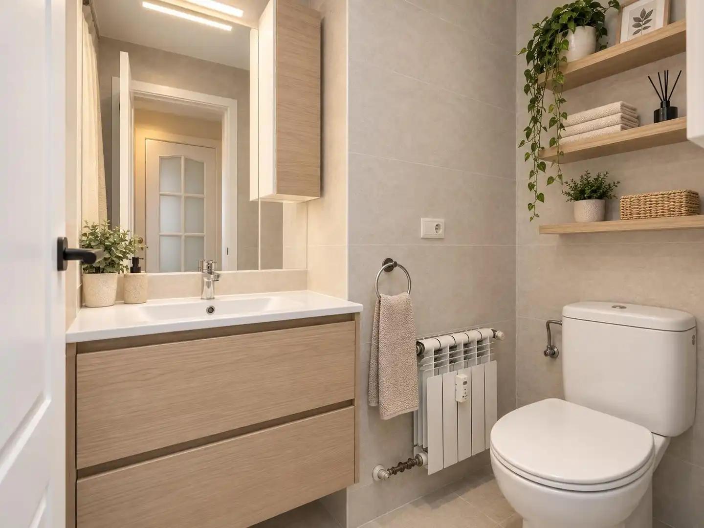 Bathroom of Flat for sale in Alcobendas  with Air Conditioner, Heating and Terrace