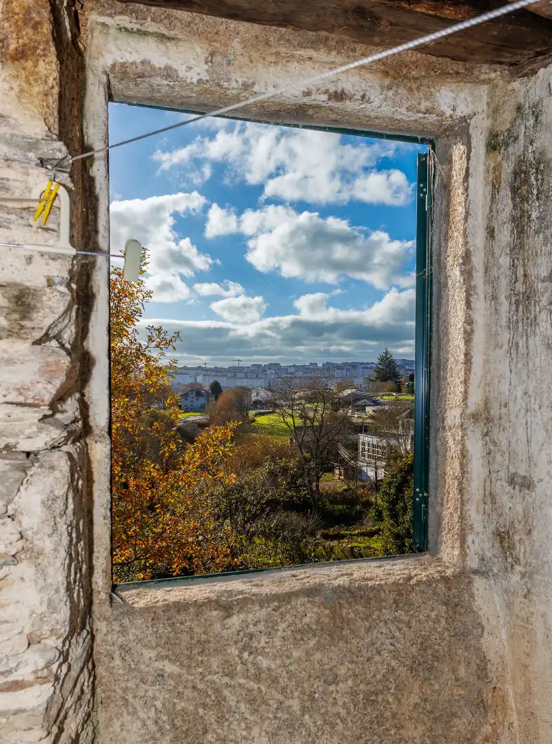 Vista exterior de Casa o chalet en venta en Lugo con Jardín privado, Terraza y Amueblado